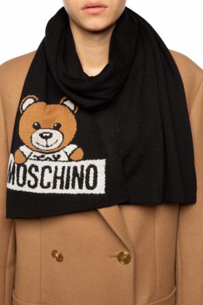 Szal z motywem misia, zdjęcie 2 Szal z motywem misia od Moschino